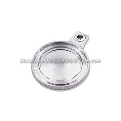 Porte assurance plastique chromé